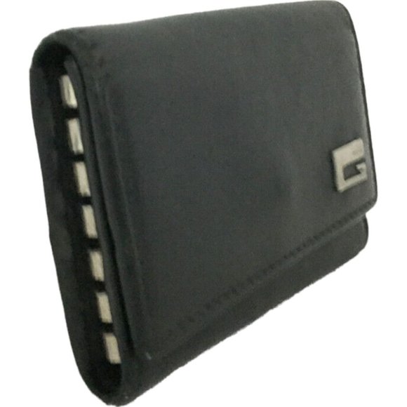 743129S Gucci Key Case G Logo 6 Ring Black Leather - Picture 4 of 9